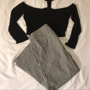 Checkered pants// 2P